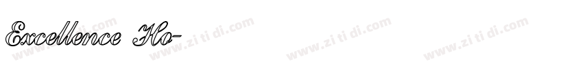 Excellence Ho字体转换